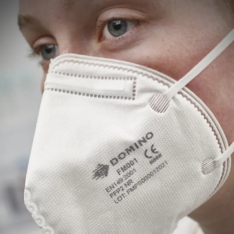 Domino coding face mask 